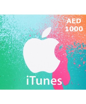 iTunes 1000 AED AE Card Key 